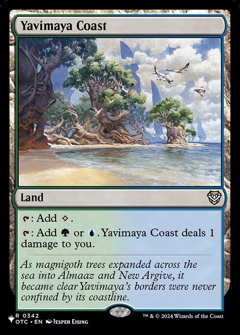 Yavimaya Coast — The List #OTC-342, art by Jesper Ejsing