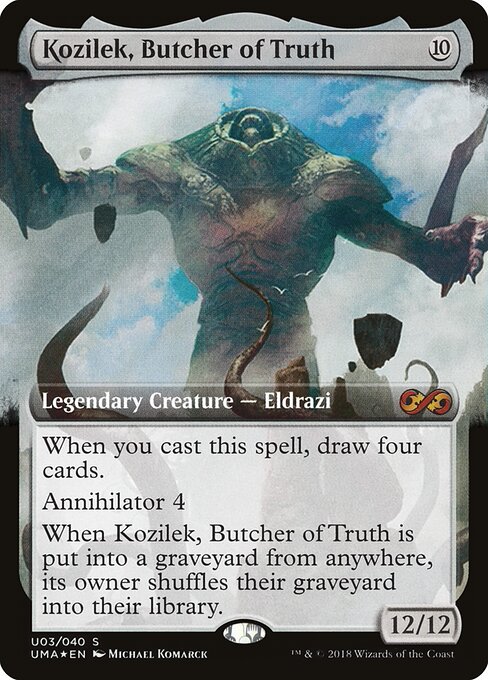 Kozilek, Butcher of Truth — Ultimate Box Topper #U3, art by Michael Komarck