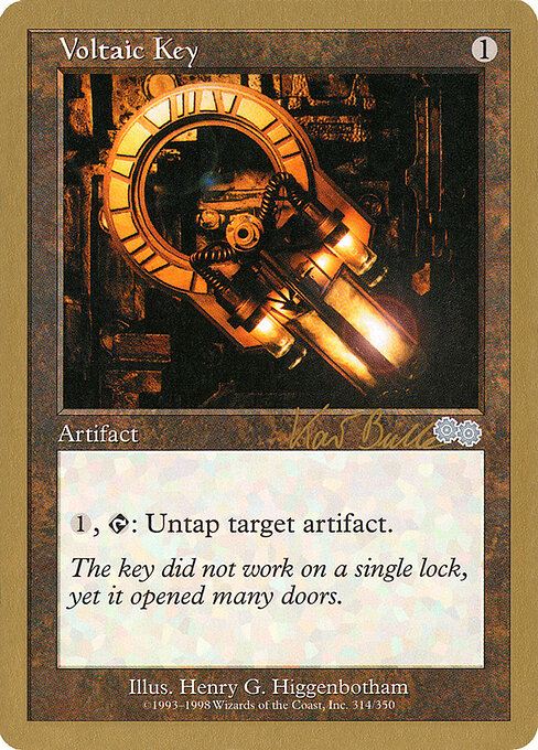Voltaic Key — World Championship Decks 1999 #kb314, art by Henry G. Higginbotham