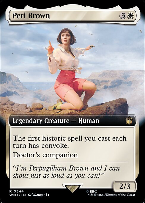 Peri Brown — Doctor Who #344, art by Wangjie Li