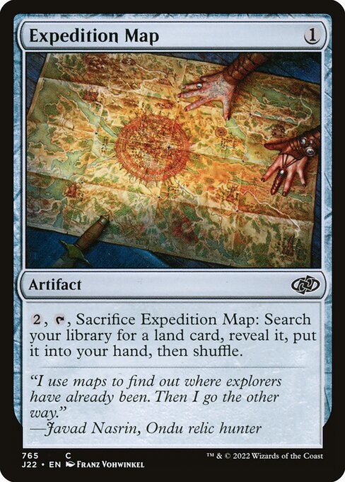 Expedition Map — Jumpstart 2022 #765, art by Franz Vohwinkel