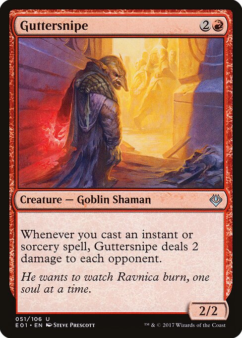 Guttersnipe — Archenemy: Nicol Bolas #51, art by Steve Prescott