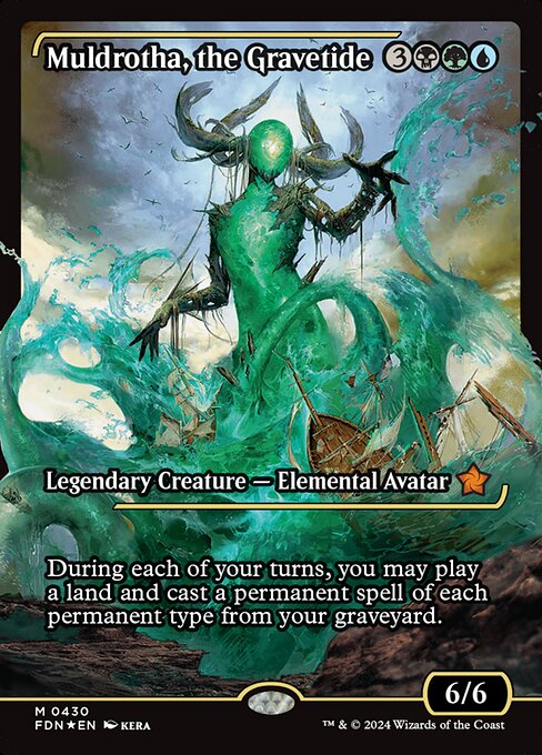 Muldrotha, the Gravetide — Foundations #430, art by KERA
