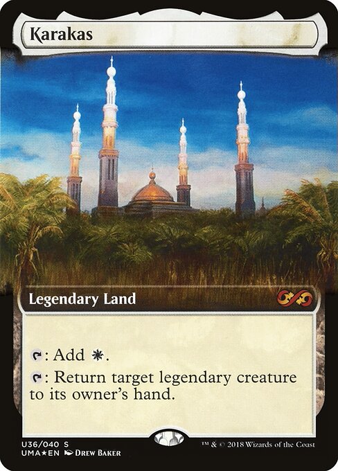 Karakas — Ultimate Box Topper #U36, art by Drew Baker