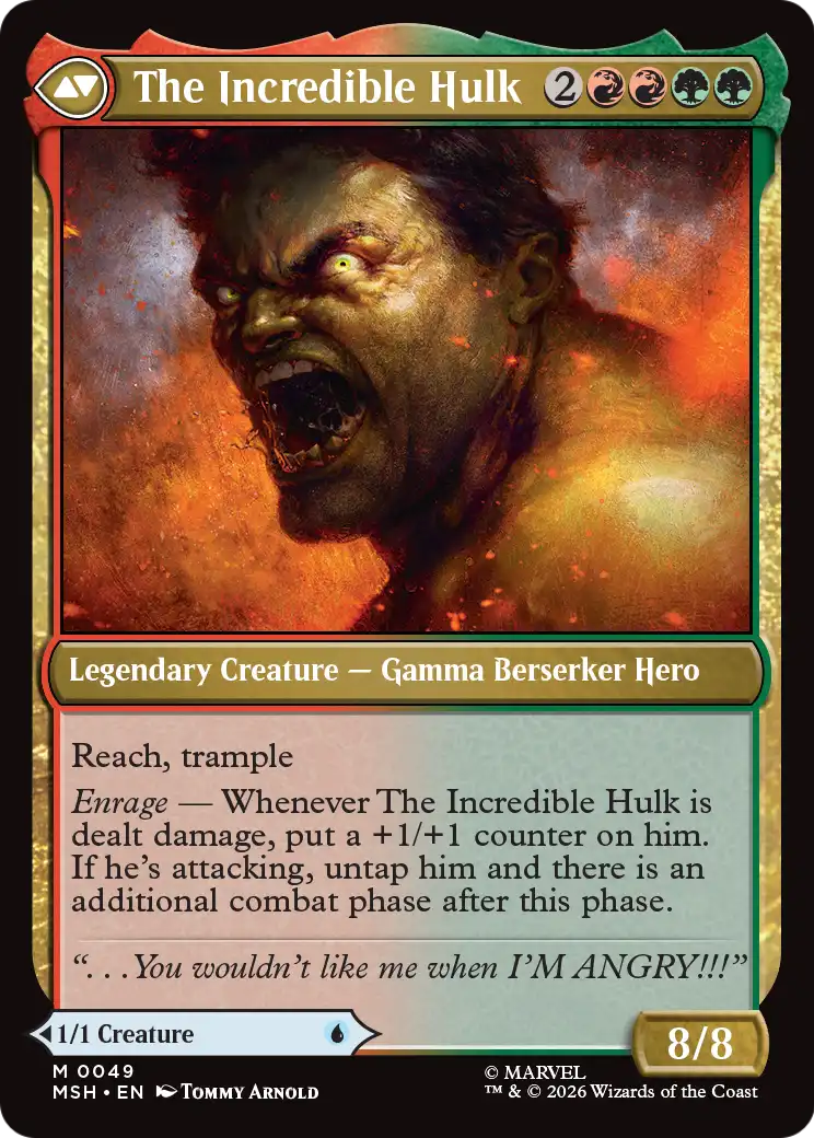 Bruce Banner // The Incredible Hulk (MSH) — MTG Card | TableCommander